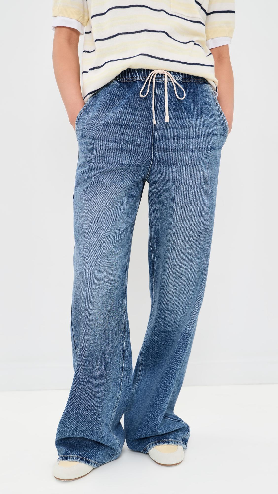 Elastic Waist Jeans by LA LIGNE