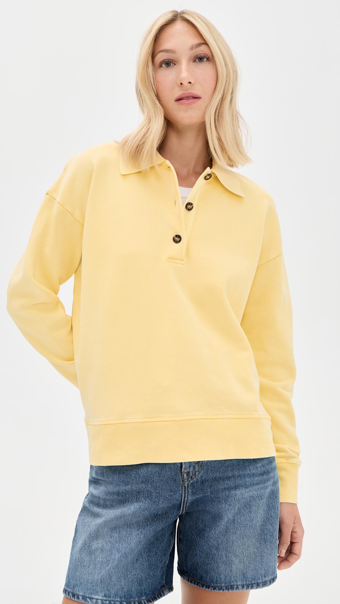 Garment Washed Howard Polo by LA LIGNE