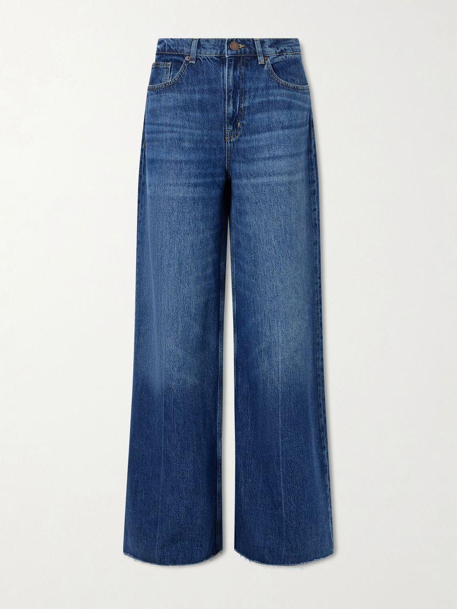 High-rise wide-leg jeans by LA LIGNE