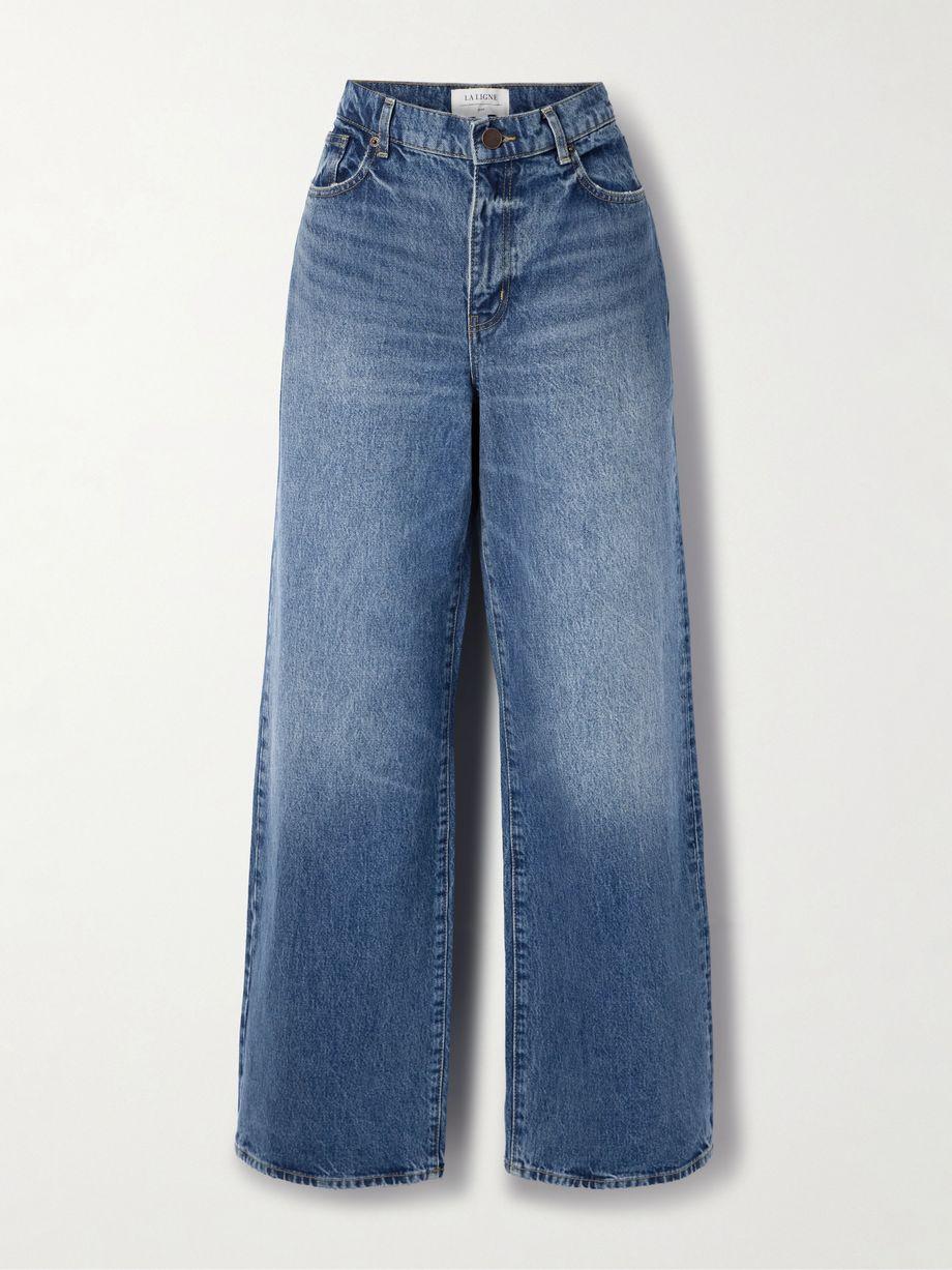 Isadora high-rise wide-leg jeans by LA LIGNE