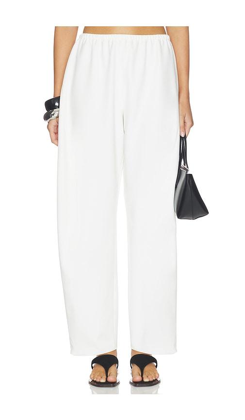 La Ligne Barrel Leg Colby in Ivory by LA LIGNE