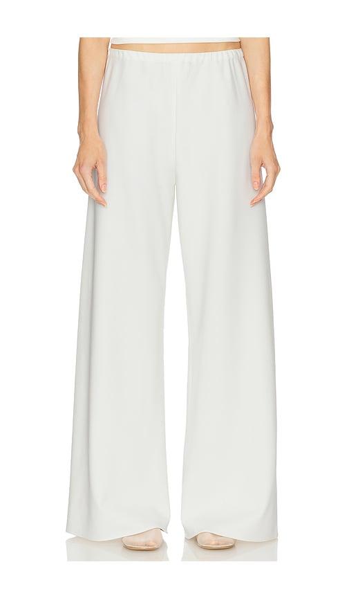 La Ligne Colby Pant in Ivory by LA LIGNE