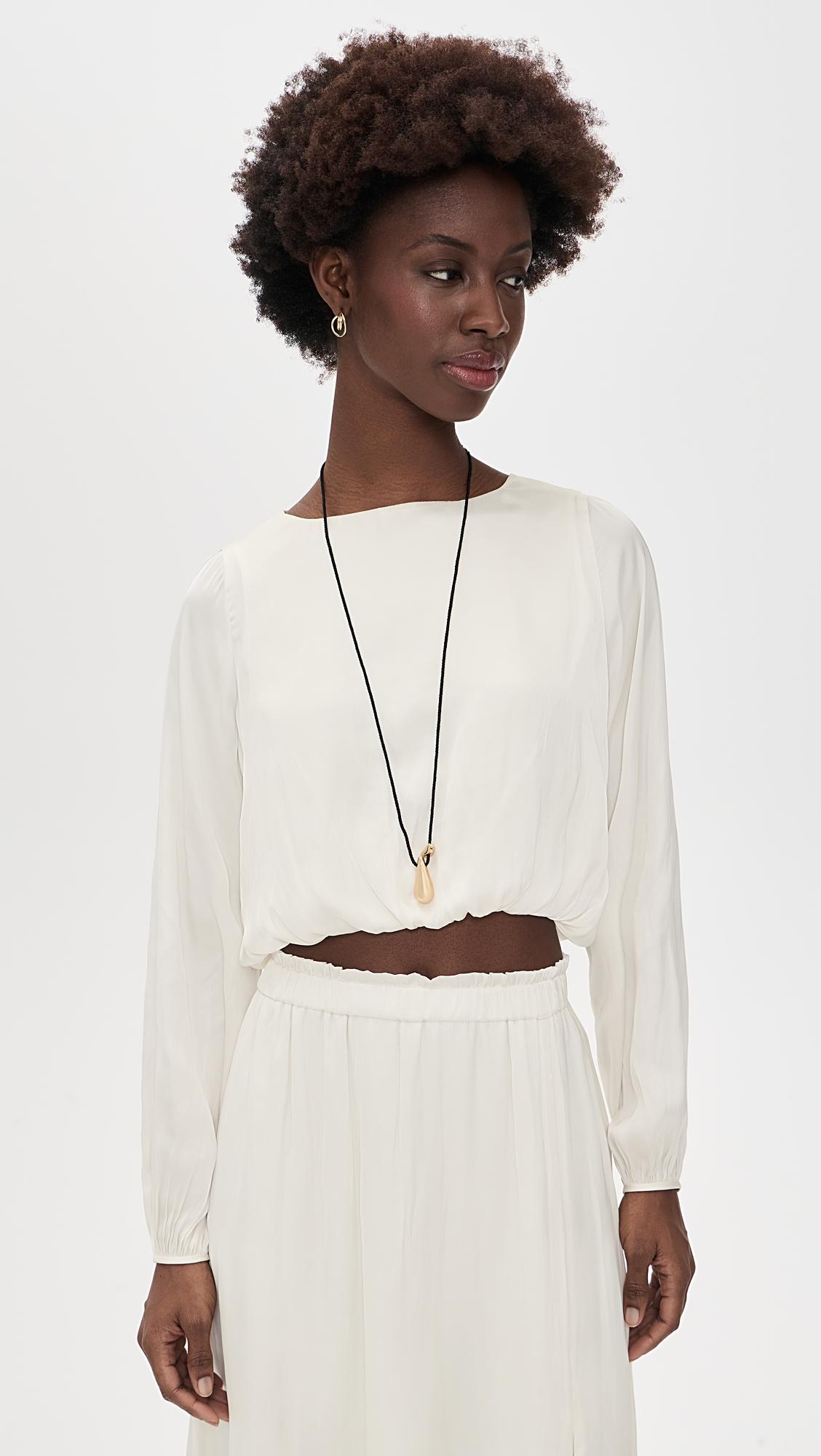 Long Sleeve Fleur Top by LA LIGNE