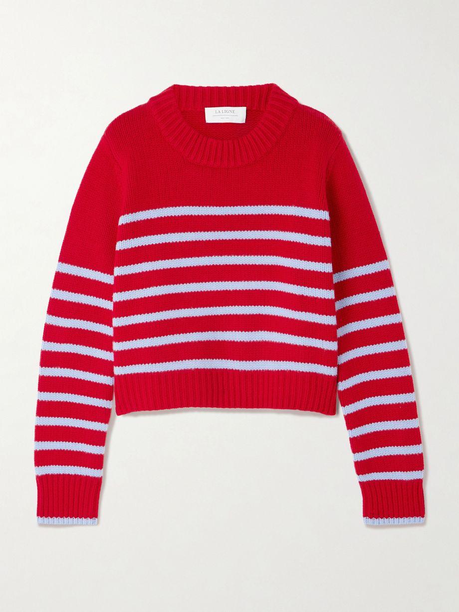 Mini Marin striped wool and cashmere-blend sweater by LA LIGNE
