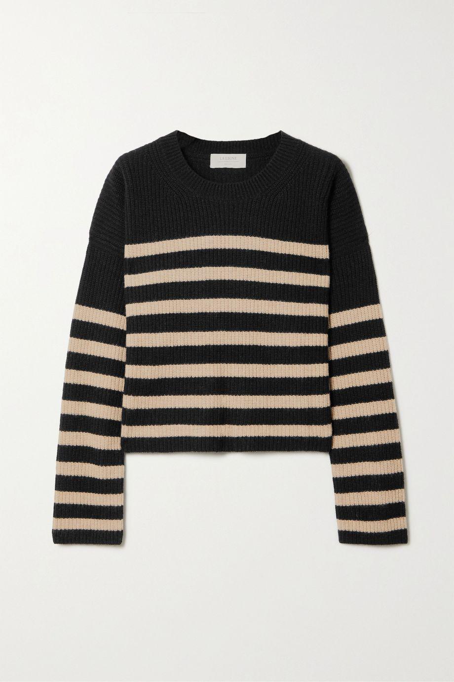 Mini Toujours striped cashmere sweater by LA LIGNE