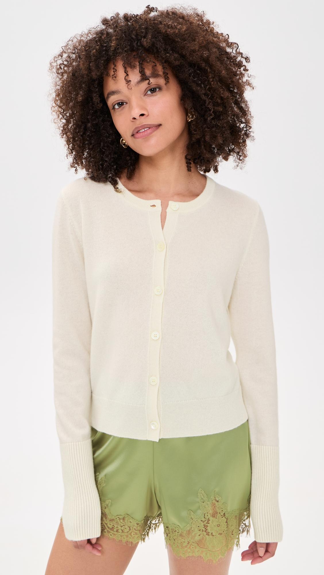 Solid Lean Lines Cardigan by LA LIGNE