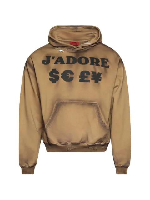 J'Adore pouch-pocket hoodie by LA MASKARADE