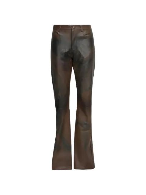 graphic-print Skin trousers by LA MASKARADE