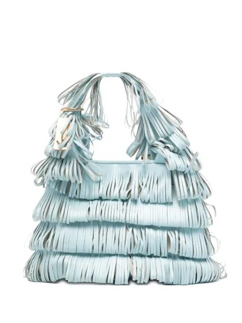 Capaz fringed tote bag by LA MILANESA