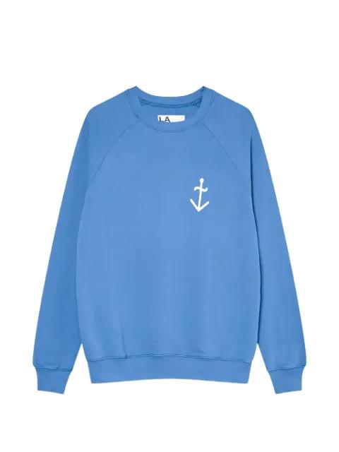logo-detail sweatshirt by LA PAZ