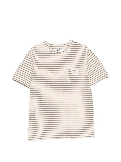 striped-pattern T-shirt by LA PAZ