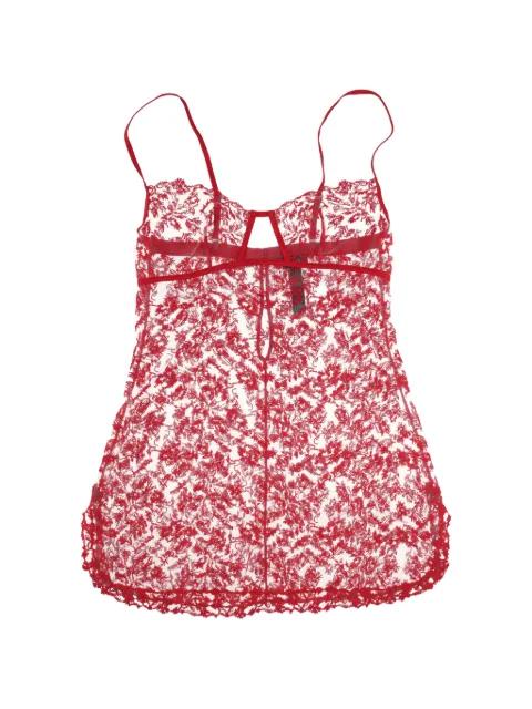floral-lace camisole by LA PERLA