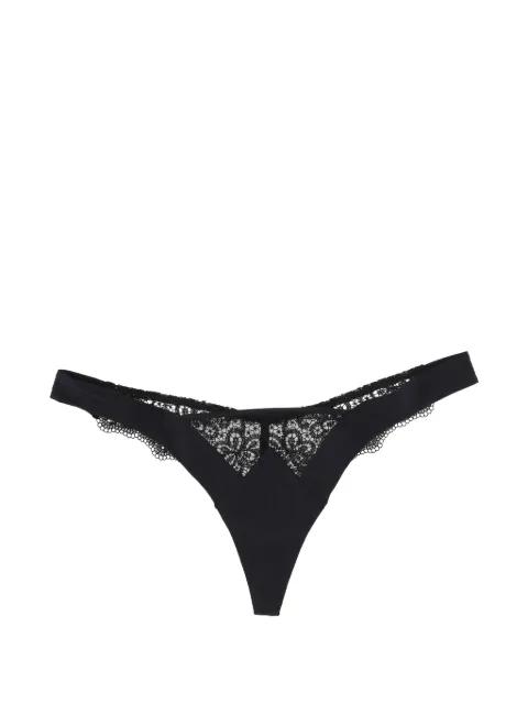 lace-detail thong by LA PERLA