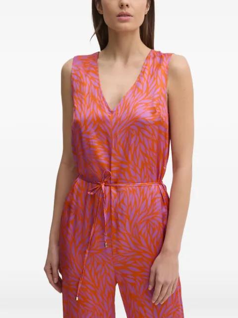 Colette V-neck floral-print jumpsuit by LA PETITE FRANCAISE