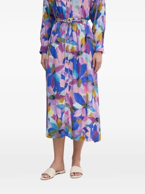 Jana floral-print midi skirt by LA PETITE FRANCAISE