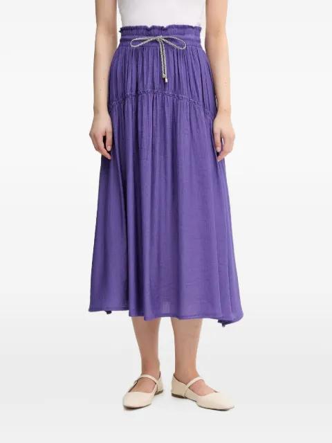 Josette drawstring midi skirt by LA PETITE FRANCAISE