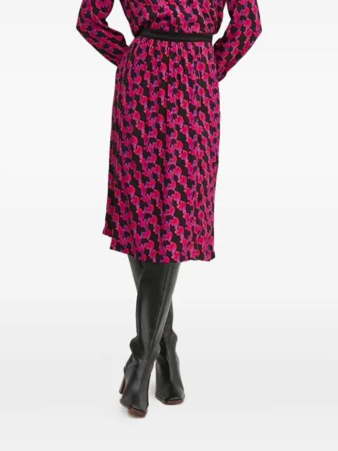 Jovial printed midi skirt by LA PETITE FRANCAISE