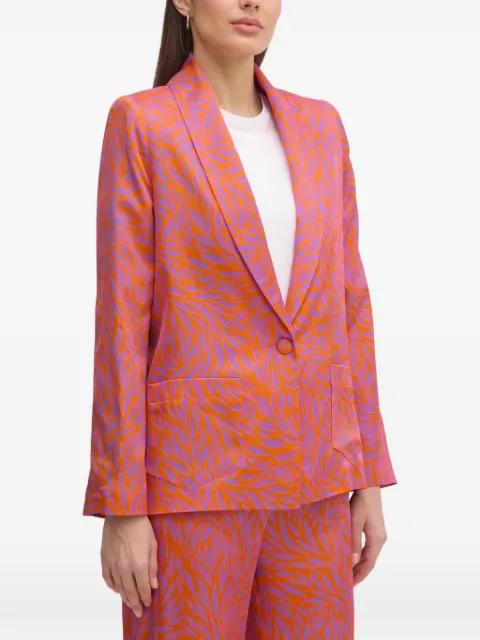 Vernon leaf-print blazer by LA PETITE FRANCAISE