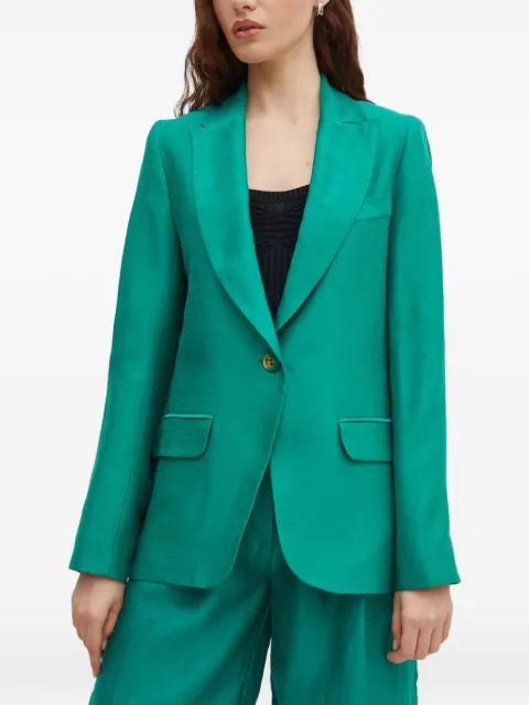 Voyante button flap-pocket blazer by LA PETITE FRANCAISE