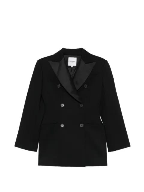 double-breasted sculpted blazer by LA PISCINE