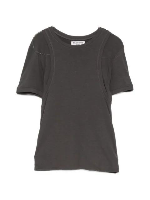layered-detail T-shirt by LA PISCINE