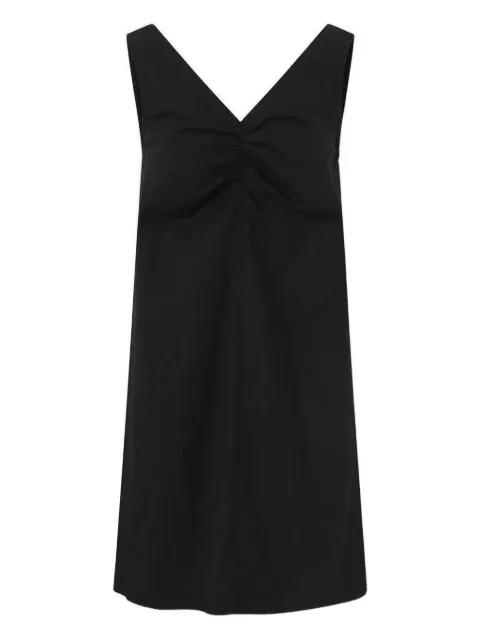ruched V-neck dress by LA PISCINE