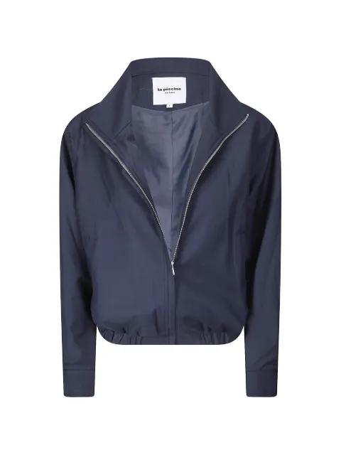 zip-up elasticated-hem bomber and top set by LA PISCINE