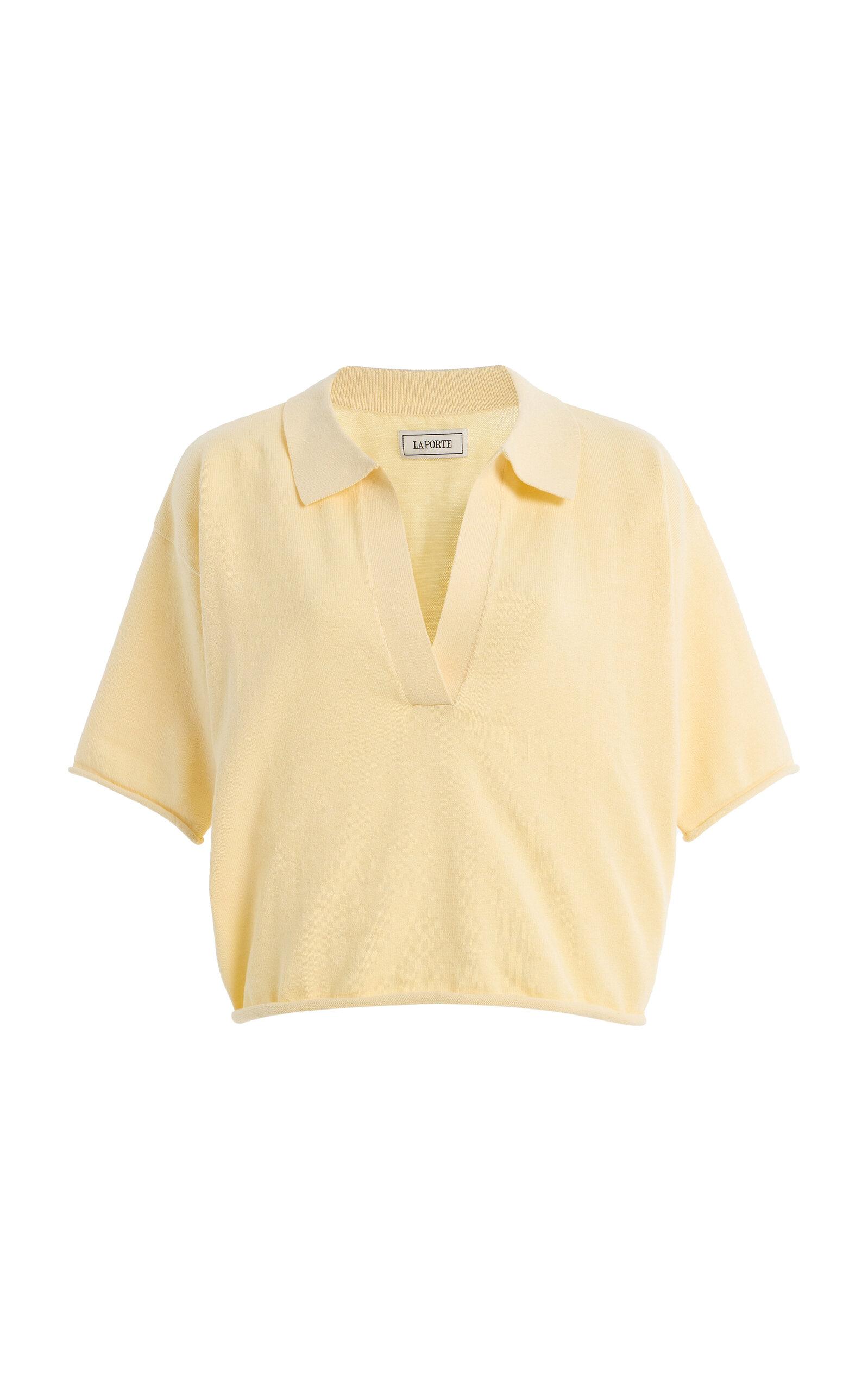La Porte Josie Cotton-Cashmere Polo - Moda Operandi by LA PORTE