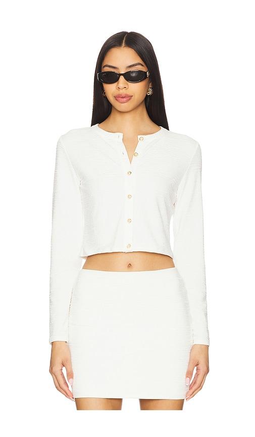 La Porte Lauren Swim Cardigan in Ivory by LA PORTE