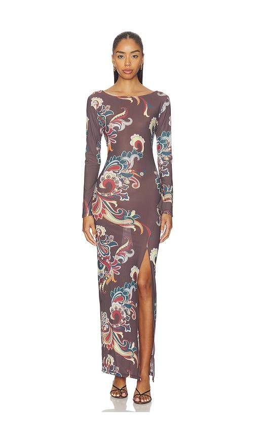 La Porte Payton Dress in Brown by LA PORTE