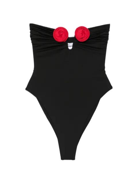 Alya floral-appliqué swimsuit by LA REVECHE