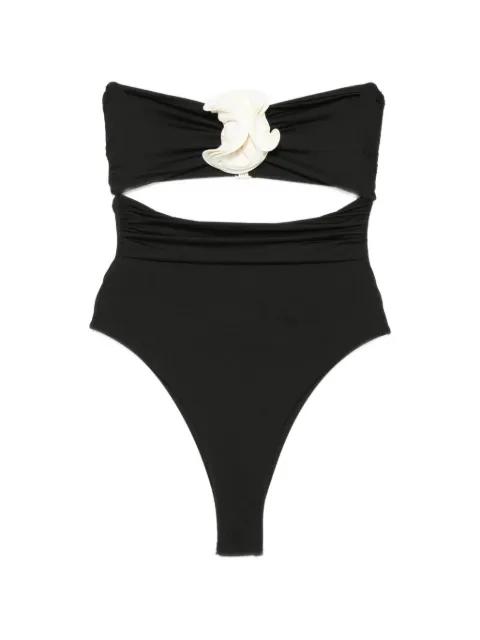 cut-out detail swimsuit by LA REVECHE