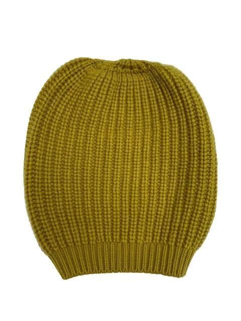 Cash ribbed beanie by LA-ROSE