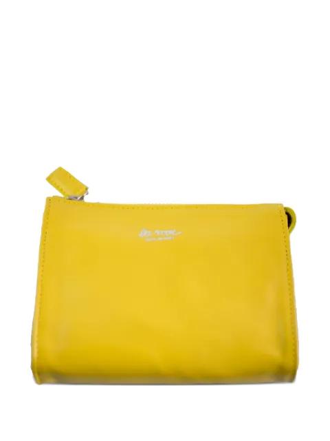Minimal leather make-up bag by LA-ROSE