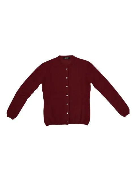 button-front cashmere cardigan by LA ROSE