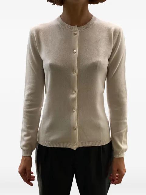buttoned cashmere cardigan by LA ROSE