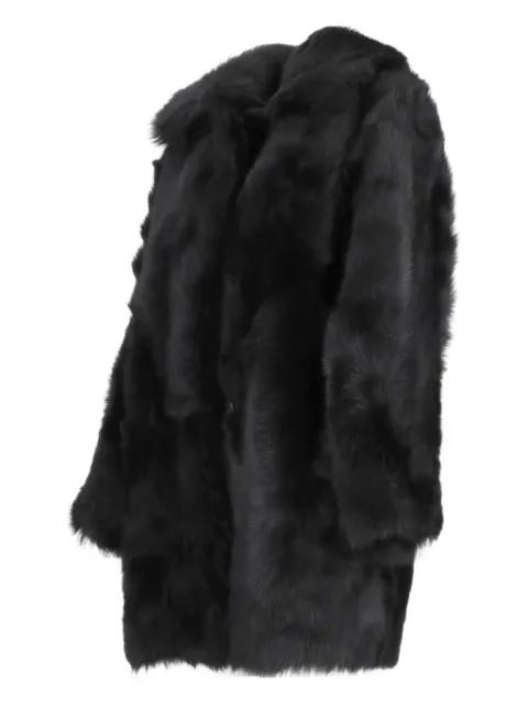 faux-fur coat by LA ROSE