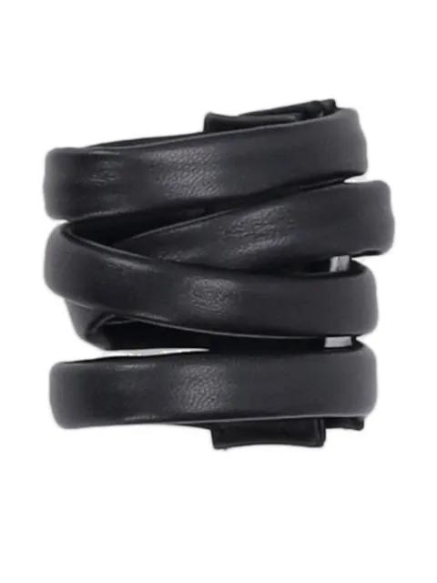 four-wrap leather bracelet by LA-ROSE
