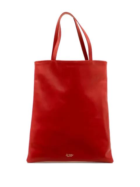 leather tote bag by LA ROSE