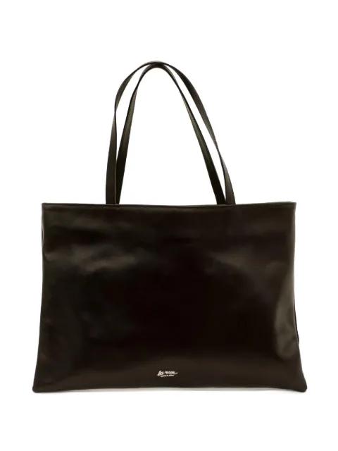 logo-print tote bag by LA ROSE