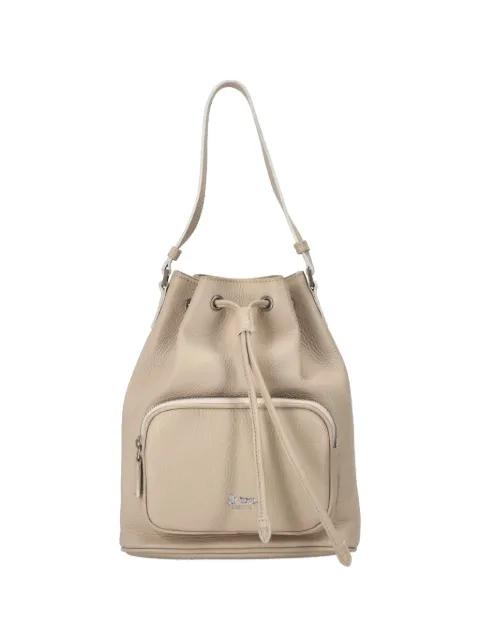 pocket drawstring satchel by LA ROSE