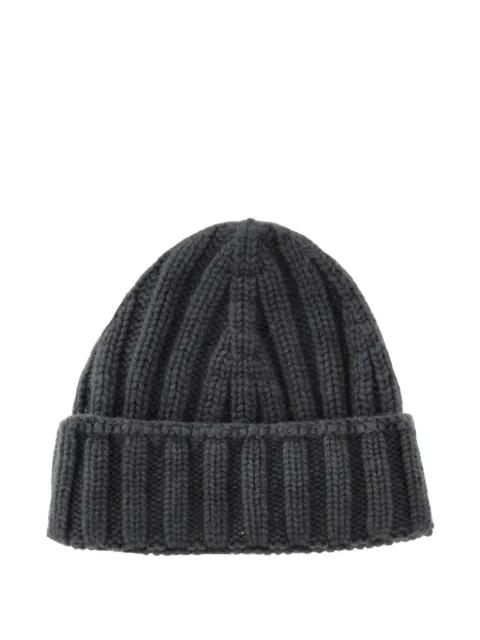 ribbed beanie by LA-ROSE