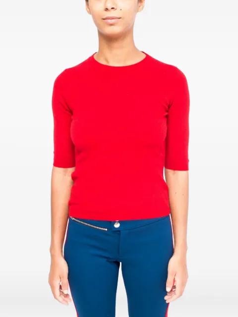 round-neck short-sleeve jumper by LA ROSE