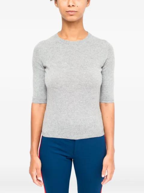 round-neck short-sleeve sweater by LA ROSE