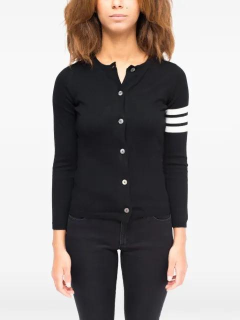striped buttoned cardigan by LA-ROSE