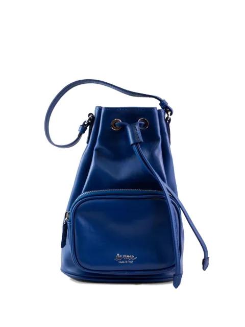 zip leather bucket bag by LA ROSE
