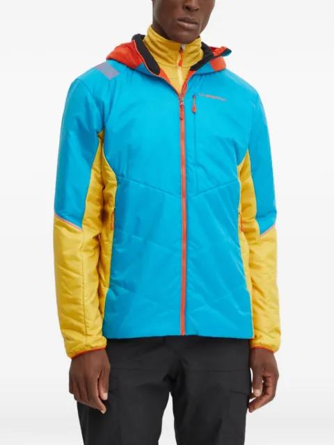 hoodied quilted-design jacket by LA SPORTIVA