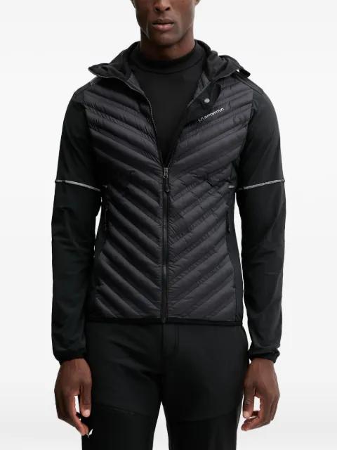 hoodied quilted jacket by LA SPORTIVA