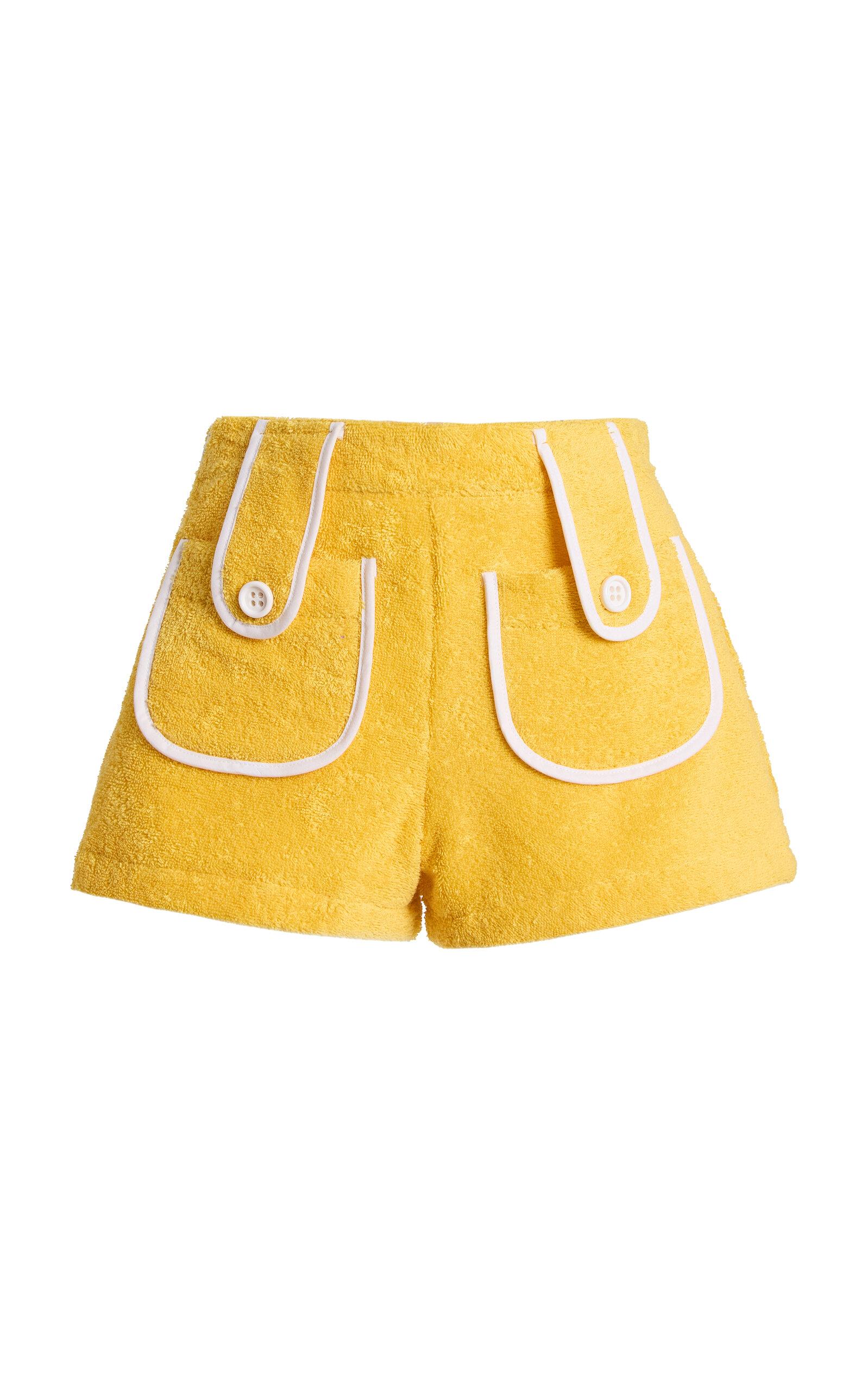 LA VESTE Exclusive Carambola Cotton Mini Shorts - Moda Operandi by LA VESTE