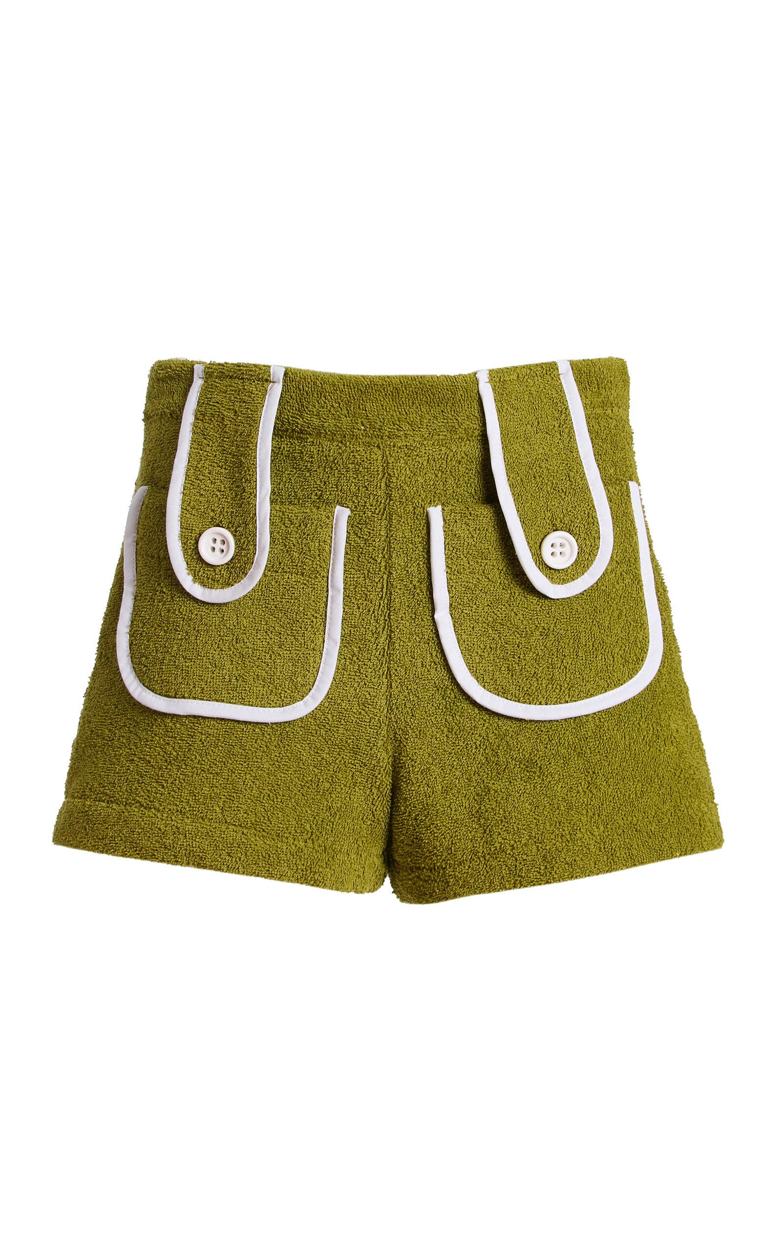 LA VESTE Exclusive Carambola Cotton Mini Shorts - Moda Operandi by LA VESTE